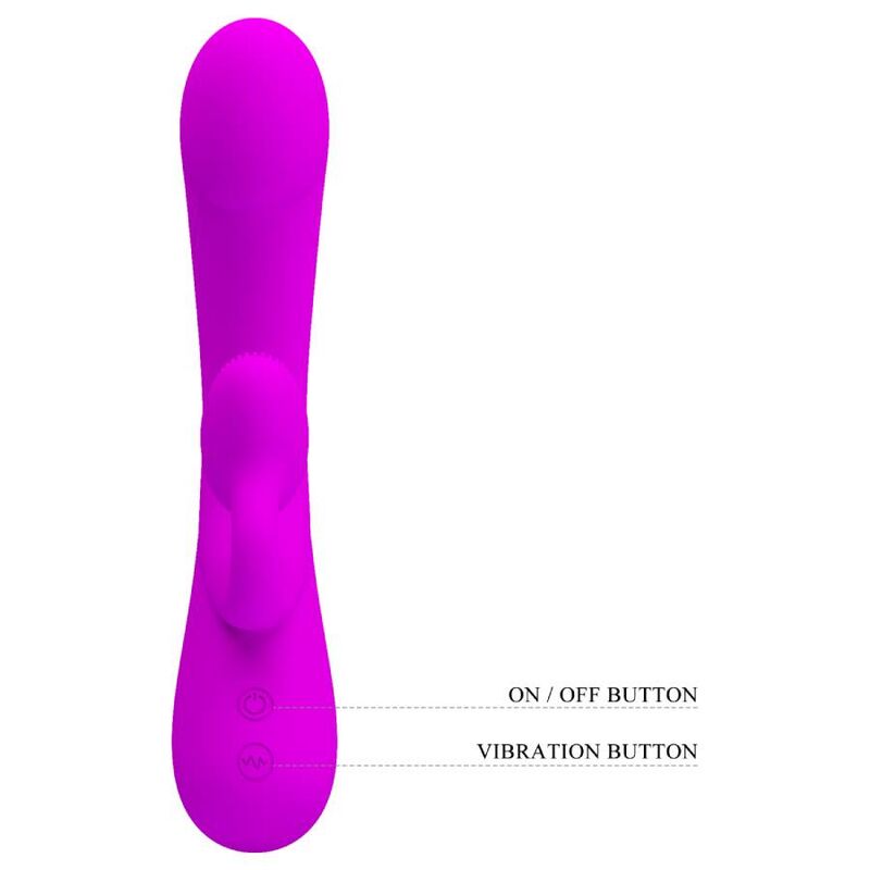 Sincere Vibrator und Klitoris-Sauger aus lila Silikon
