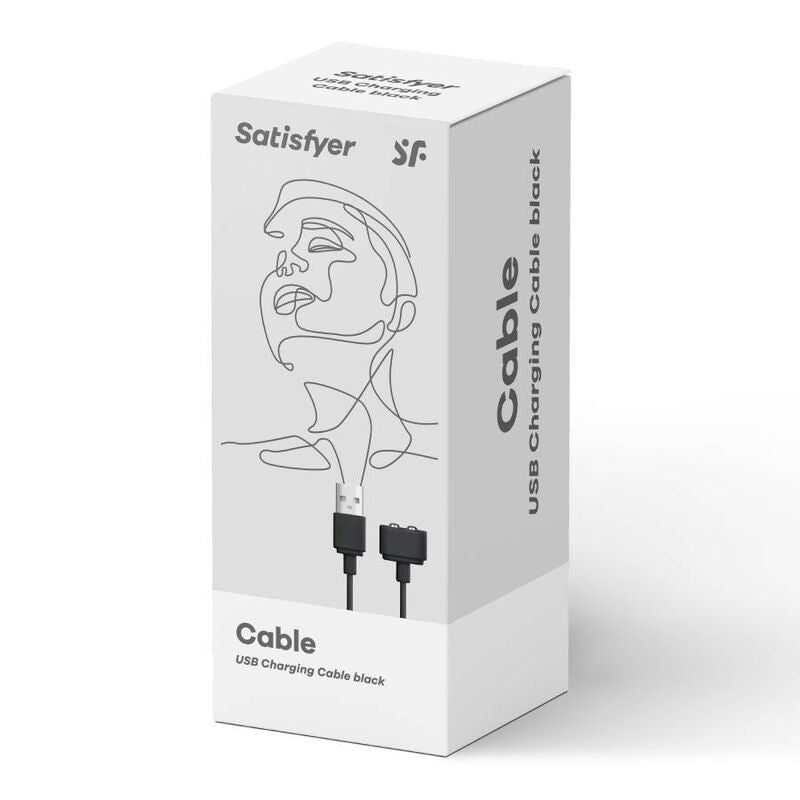 Schwarzes Ladekabel
