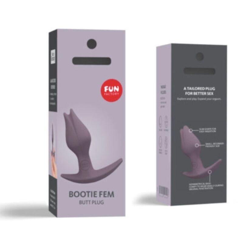 Bootie Fem Female Butt Analplug dunkeltaupe