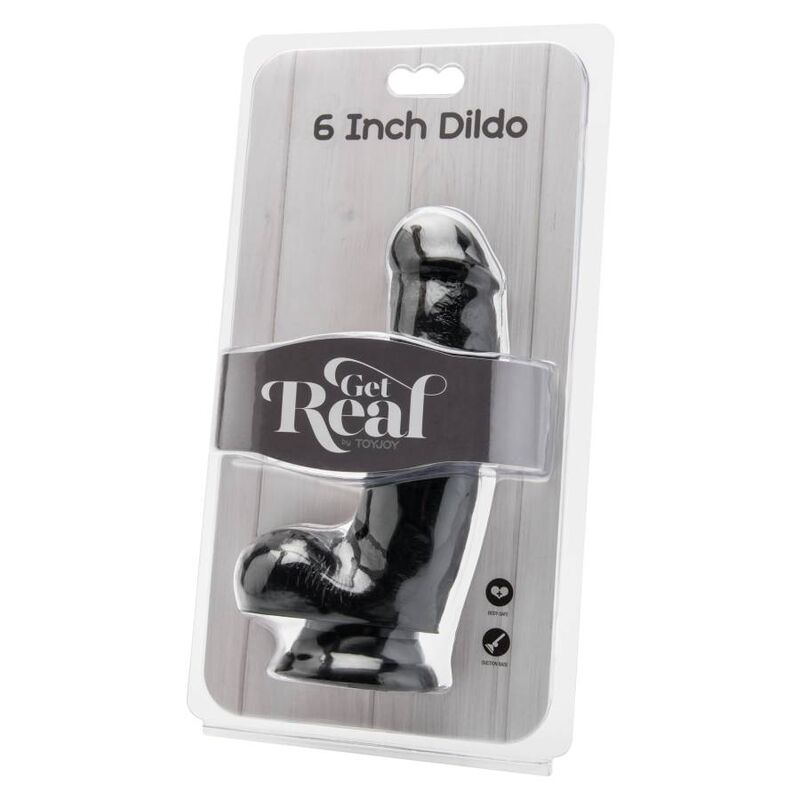 12 cm Dildo mit schwarzen Hoden
