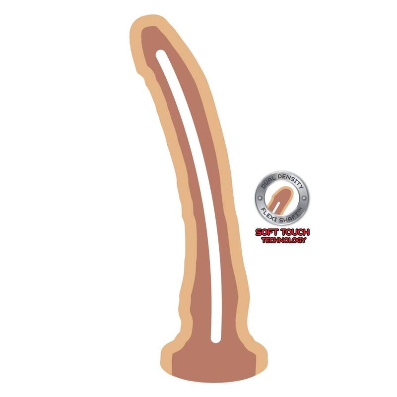 Doppeldichter Hautdildo 20,5 cm