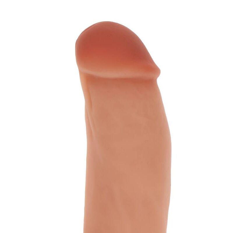 18cm Silikondildo mit Hautkugeln
