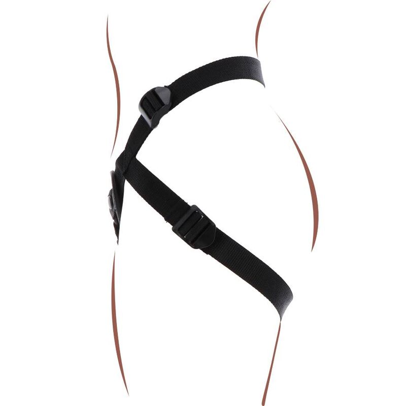 Lila Strap-on-Spitzengeschirr