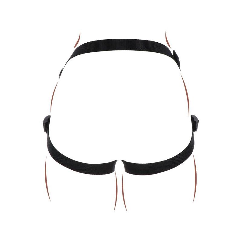 Lila Strap-on-Spitzengeschirr