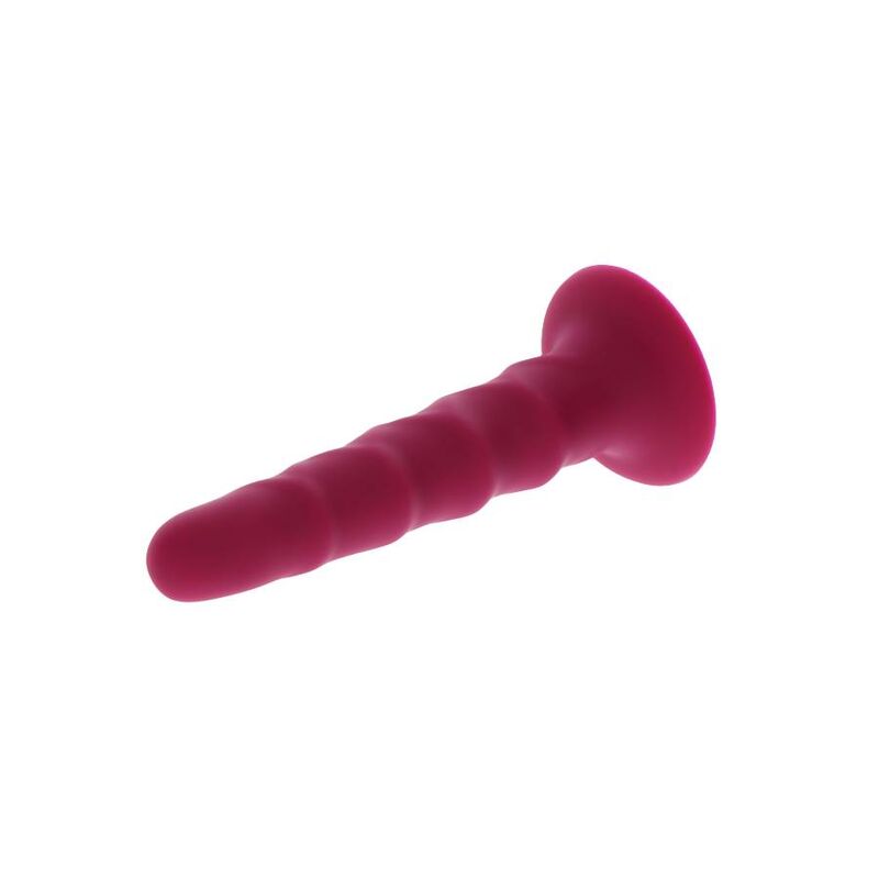 Gerippter Dong 12 cm rot