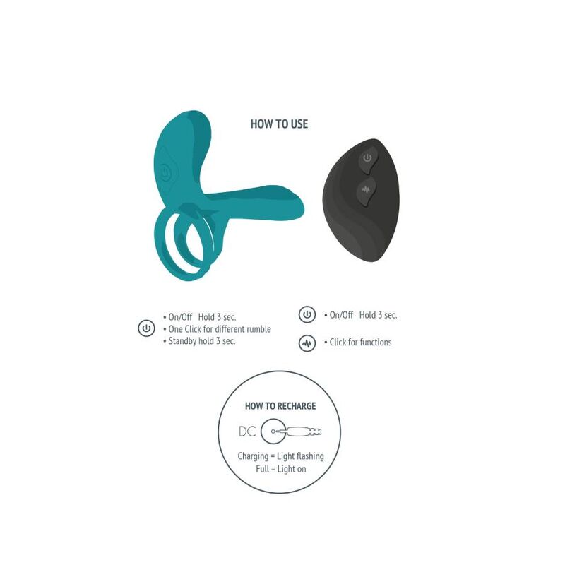 Grüner Paar-Vibrationsring