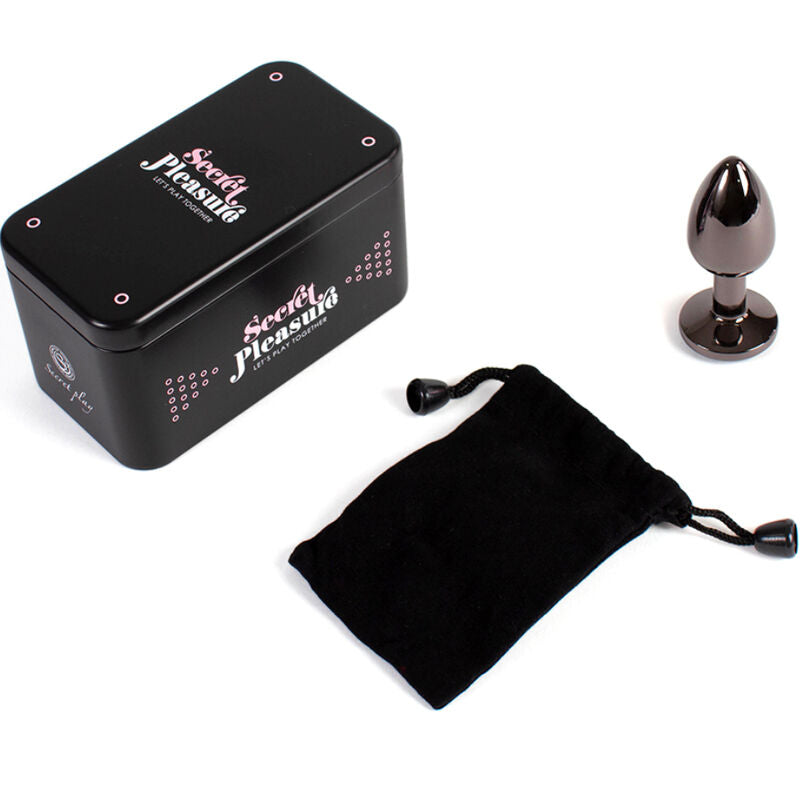 Gunmetal Analplug kleine Größe 7 cm