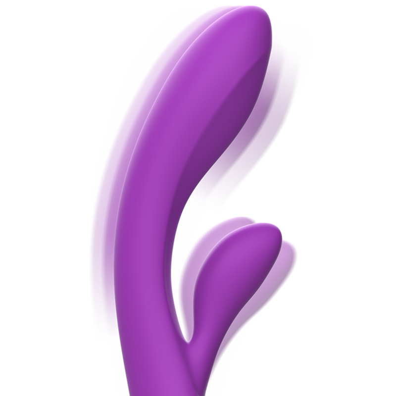 Luigi Kaninchenvibrator Flüssigsilikon lila