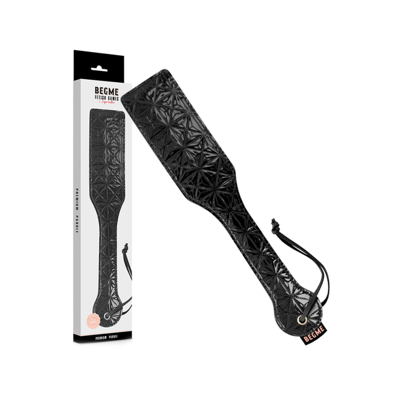 Veganes Lederpaddel Black Edition