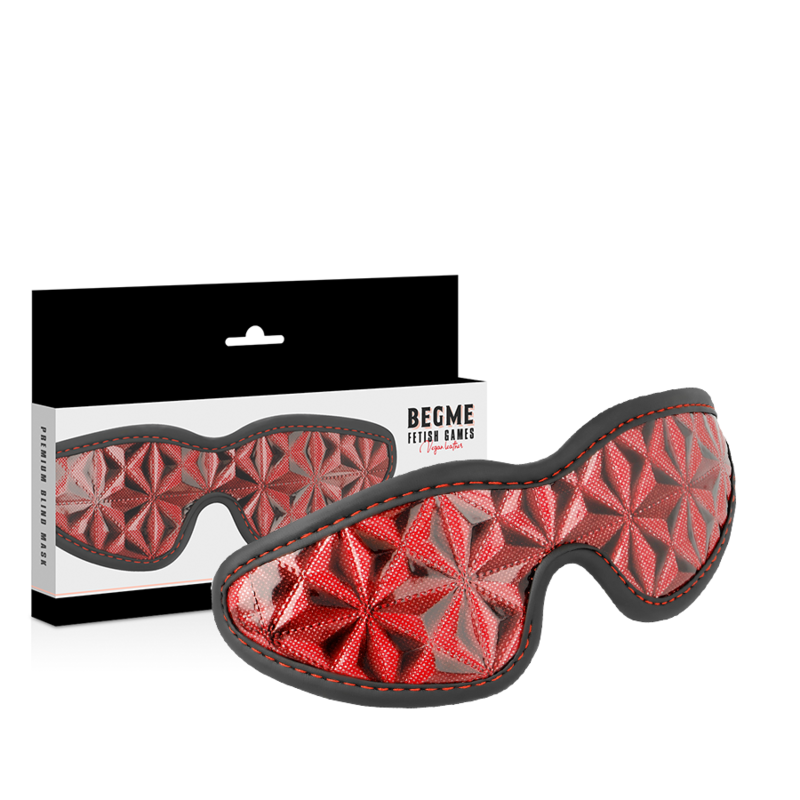 Premium Blindmaske Red Edition mit Neoprenfutter