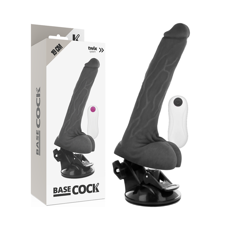 Realistischer Naturvibrator mit Fernbedienung 19 cm -o- 4 cm