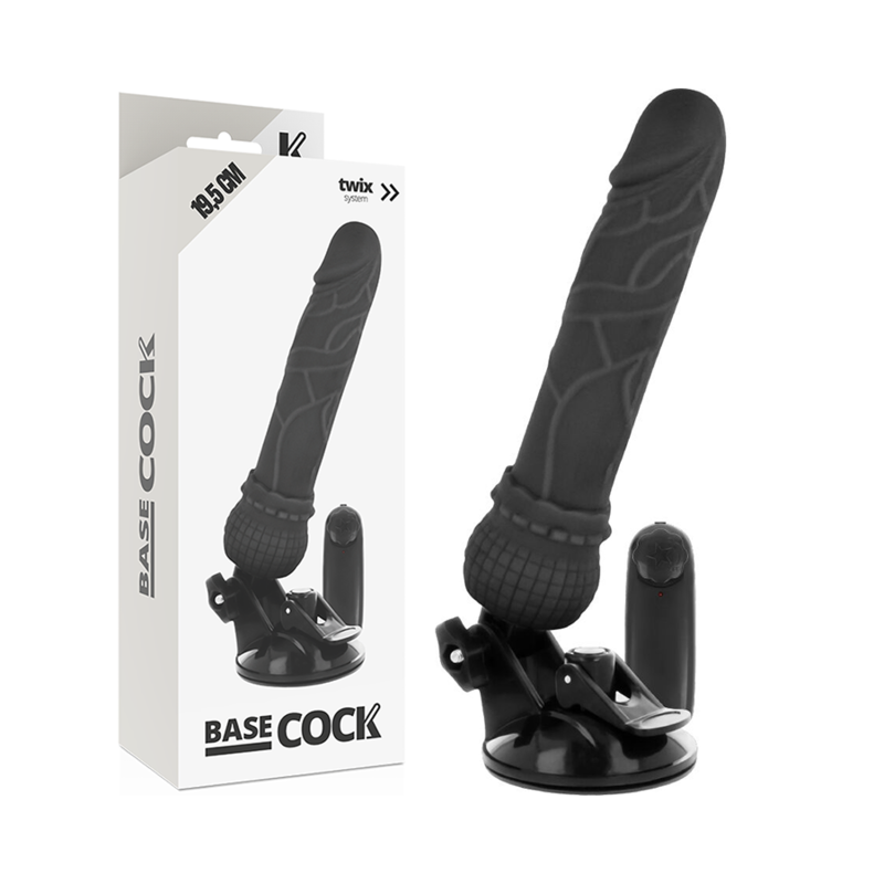 Realistischer Vibrator mit Fernbedienung natur 19,5 cm -o- 4 cm