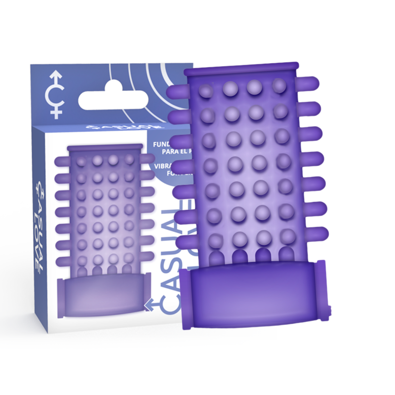 Lila Vibrator Penishülle