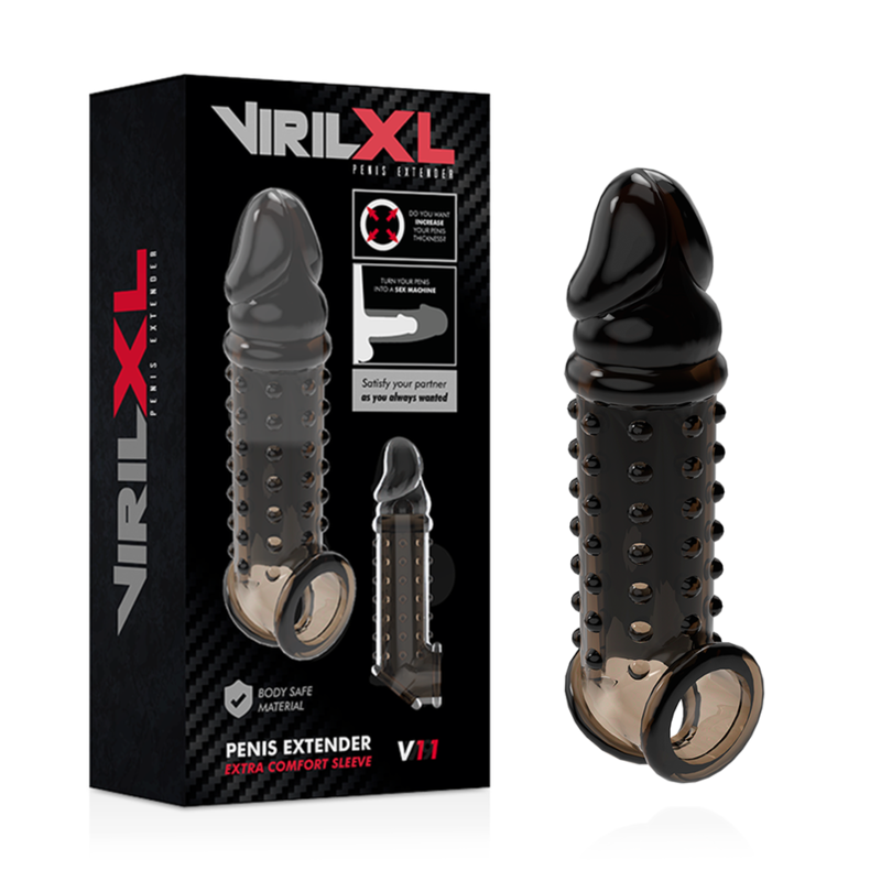 Penisverlängerung und Hülle v11 Schwarz
