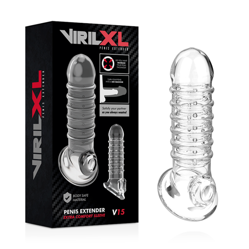 Penisverlängerung und Hülle v15 Transparent