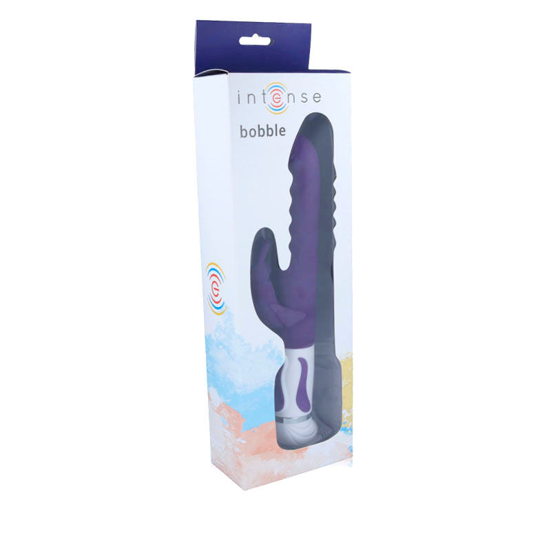 Lilafarbener Rotator-Wackelvibrator aus Silikon