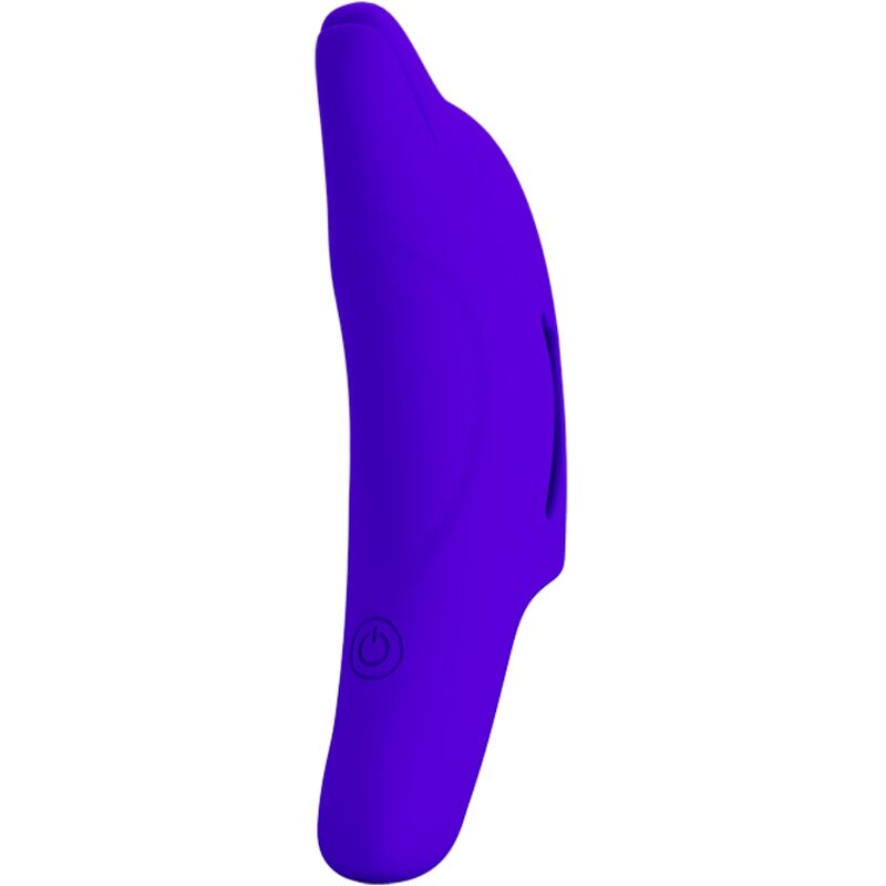 Leistungsstarker dunkelblauer Delphini-Fingerstimulator