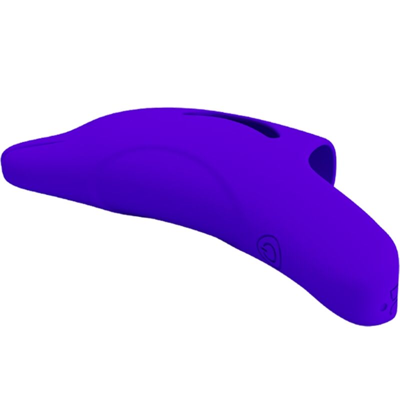 Leistungsstarker dunkelblauer Delphini-Fingerstimulator