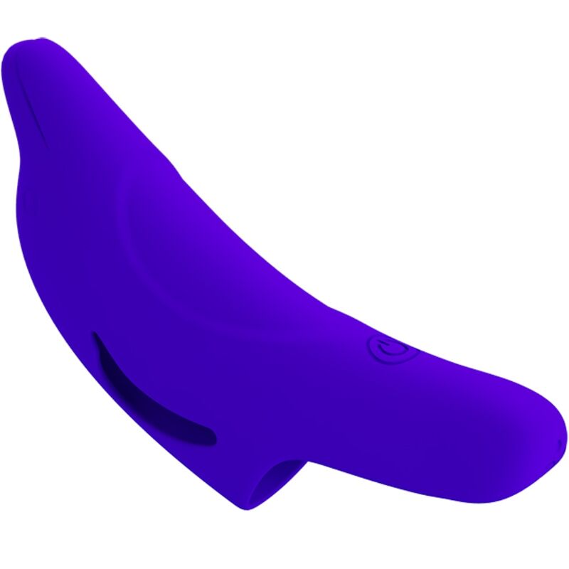 Leistungsstarker dunkelblauer Delphini-Fingerstimulator