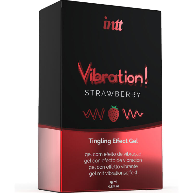 Kraftvolles Intimstimulans-Flüssigkeitsvibrationsgel Erdbeere 15 ml