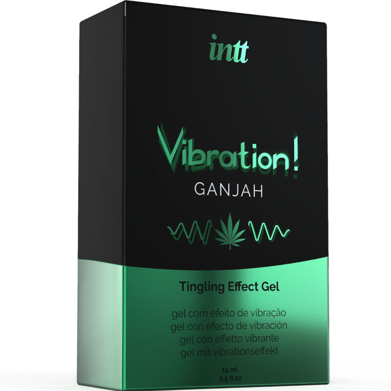 Kraftvolles, intimes Stimulans, flüssiges Cannabis-Vibrationsgel, 15 ml