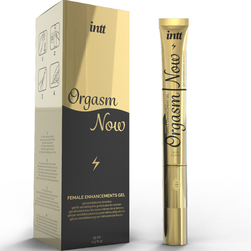 Intensives Vaginalstimulationsgel mit vibrierendem Applikator
