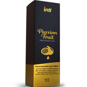 Massagegel mit Passionsfruchtgeschmack und wärmender Wirkung