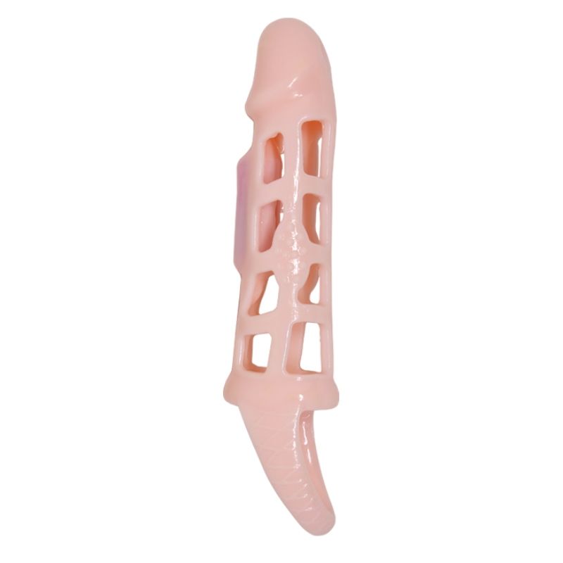 Harrison Penis Extender Sleeve mit Vibration und Gurt 13,5 cm