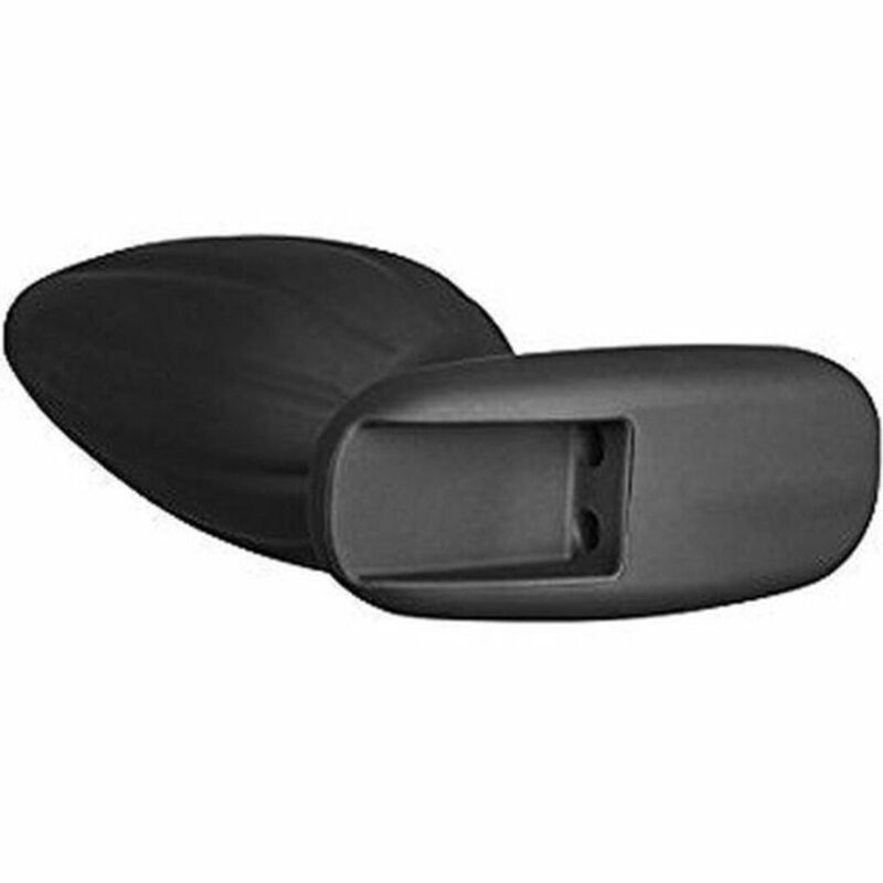 Schwarzer Silikon-Rocker-Analplug groß