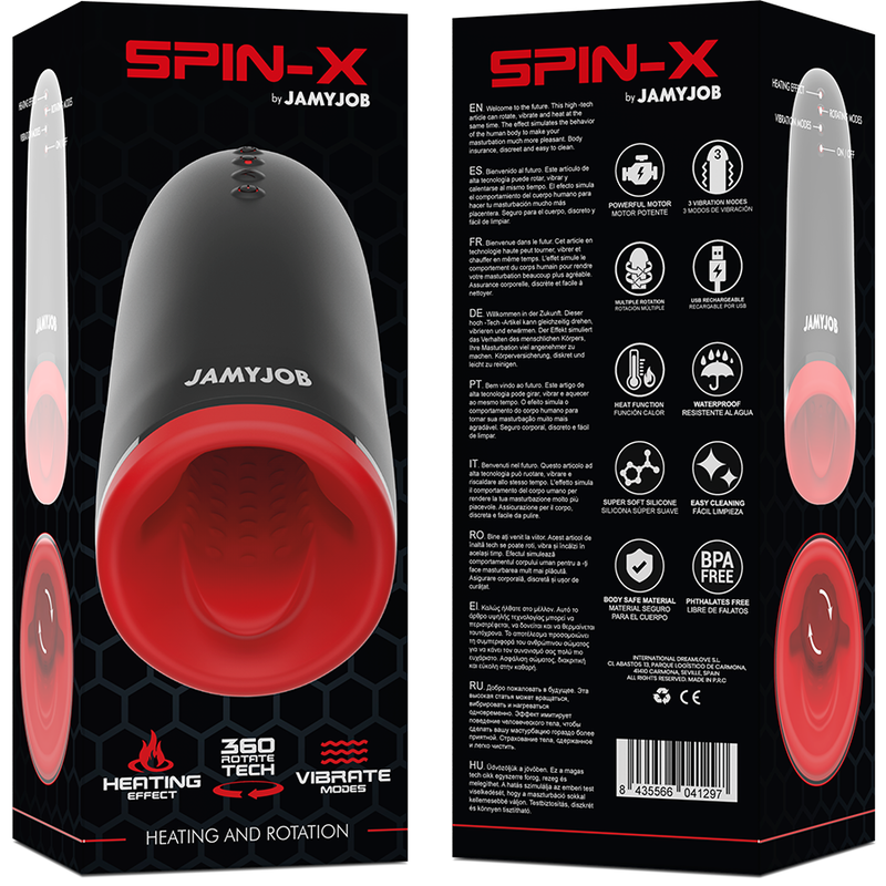 Spin-X Heiz- und Rotationsmasturbator
