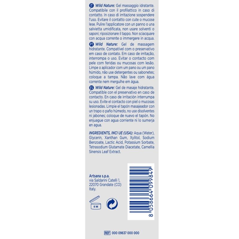 Wild Nature 3 in 1 Massagegel 200 ml