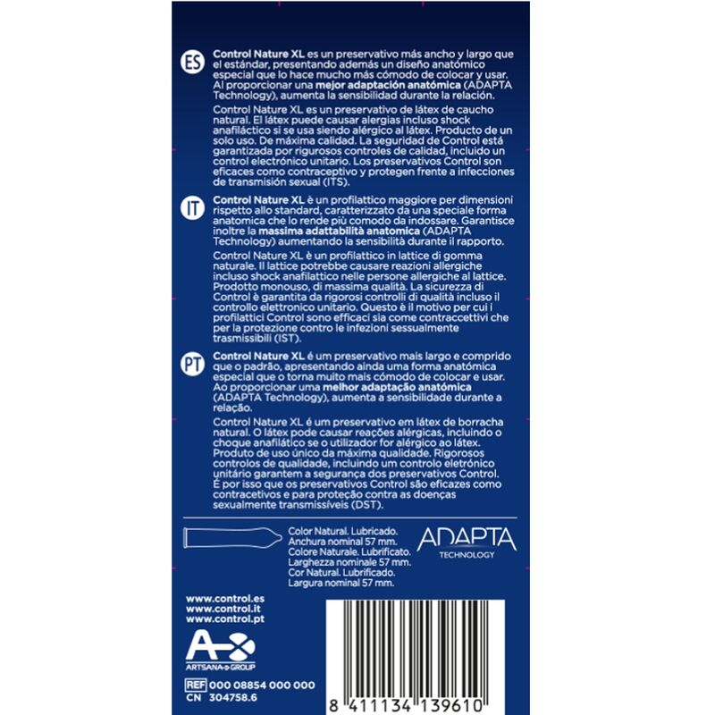 Adapta Nature XL Kondome 12 Einheiten