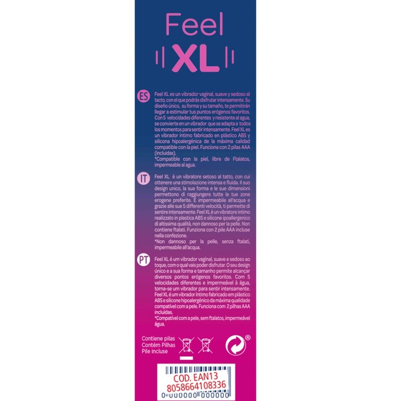 Feel XL vibrierendes Bullet