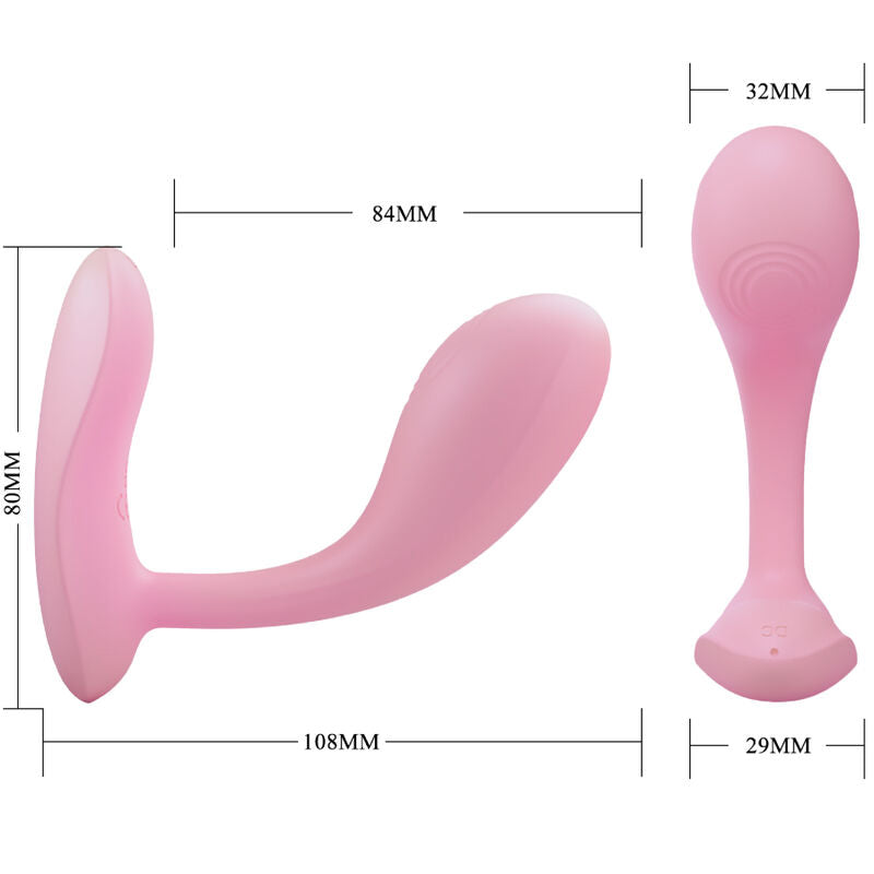 Baird Anwendung G-Punkt 12 Vibrationen wiederaufladbar rosa