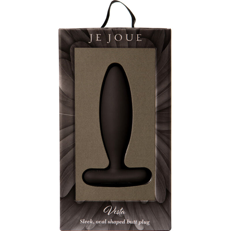 Vesta schwarzer Analplug-Vibrator