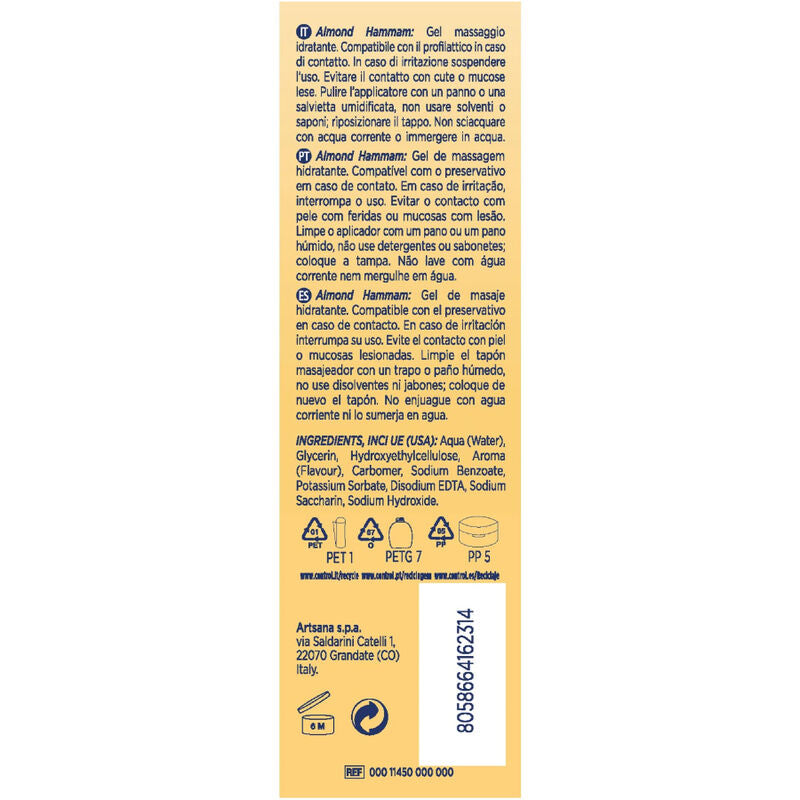 3 in 1 Mandel Hammam Massagegel 200 ml