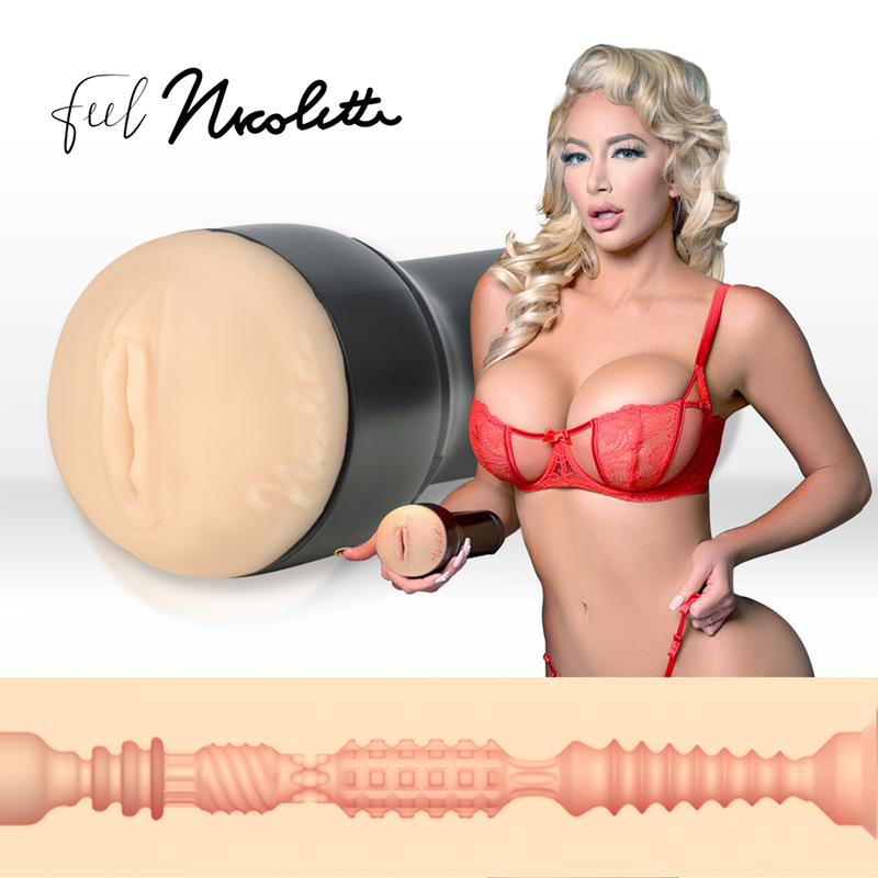 Keon + Feel Nicolette Shea Stroker + Aqua Quality Gleitmittel 50 ml 