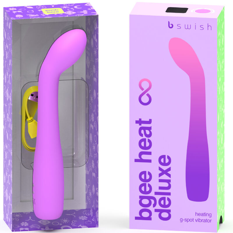 Bgee Heat Infinite Deluxe wiederaufladbarer Silikonvibrator in Lavendel