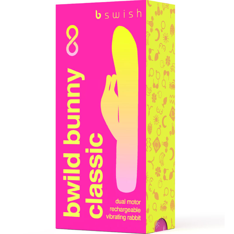 Klassischer wiederaufladbarer Vibrator Bwild Bunny Infinite Silikon Pink