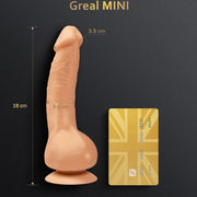 Greal Mini-Dildo-Vibrator aus natürlichem Silikon