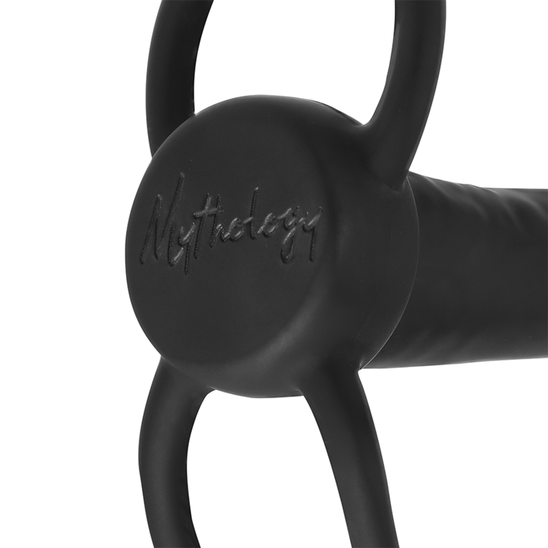 Cobi Onyx Analdildo mit Penisring und Hoden 13 cm Silikon