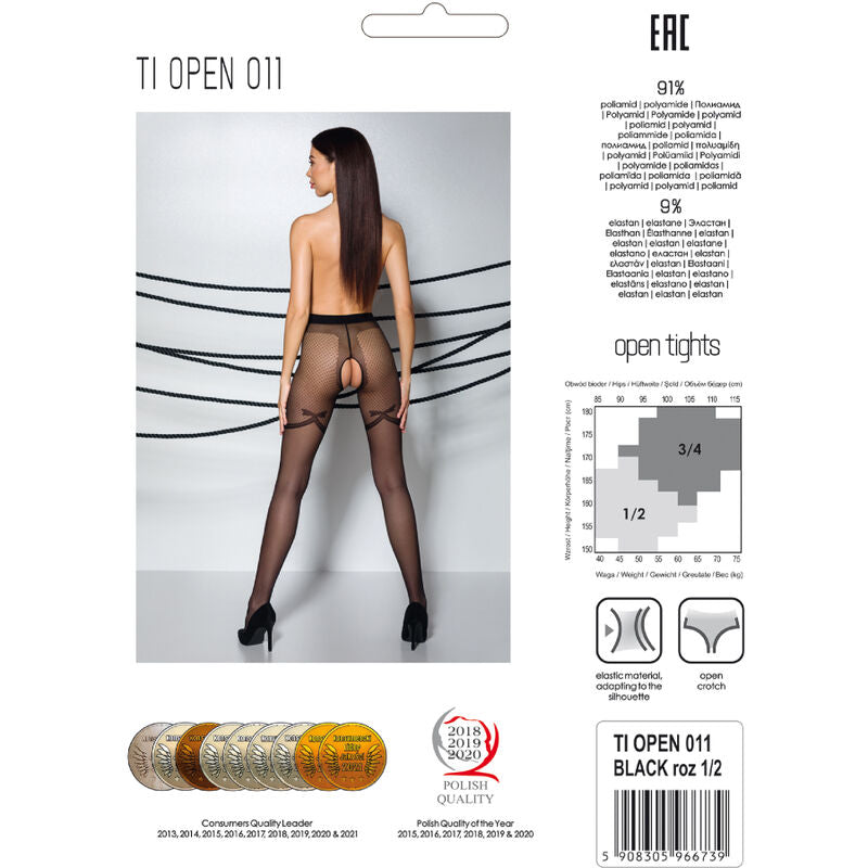 Tiopen 011 schwarze Strumpfhose 1/2 20 den