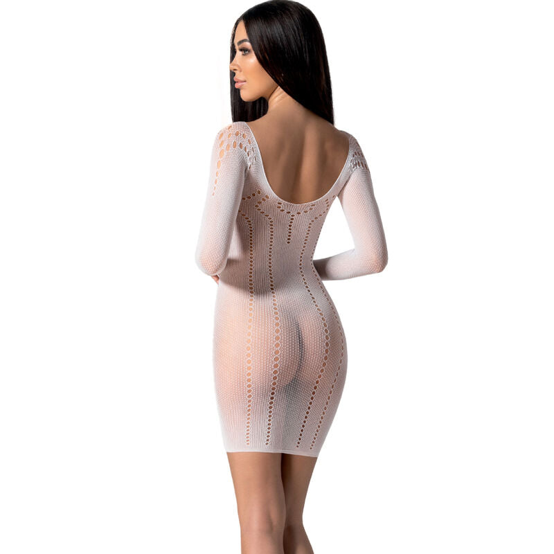 Bs101 schwarzer Bodystocking Einheitsgröße