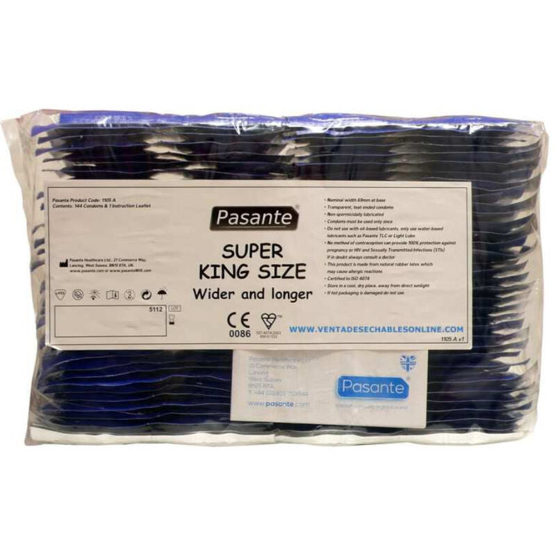 Super King Size Kondome Beutel 144 Einheiten