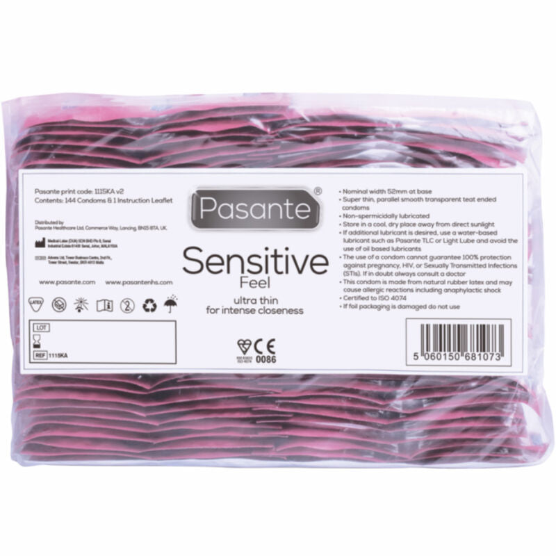 Sensitive Kondome Beutel 144 Einheiten