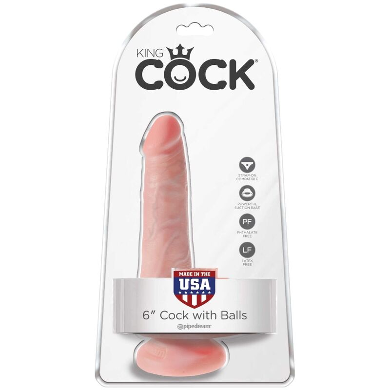 Realistischer Penis mit Hoden 13,5 cm hell