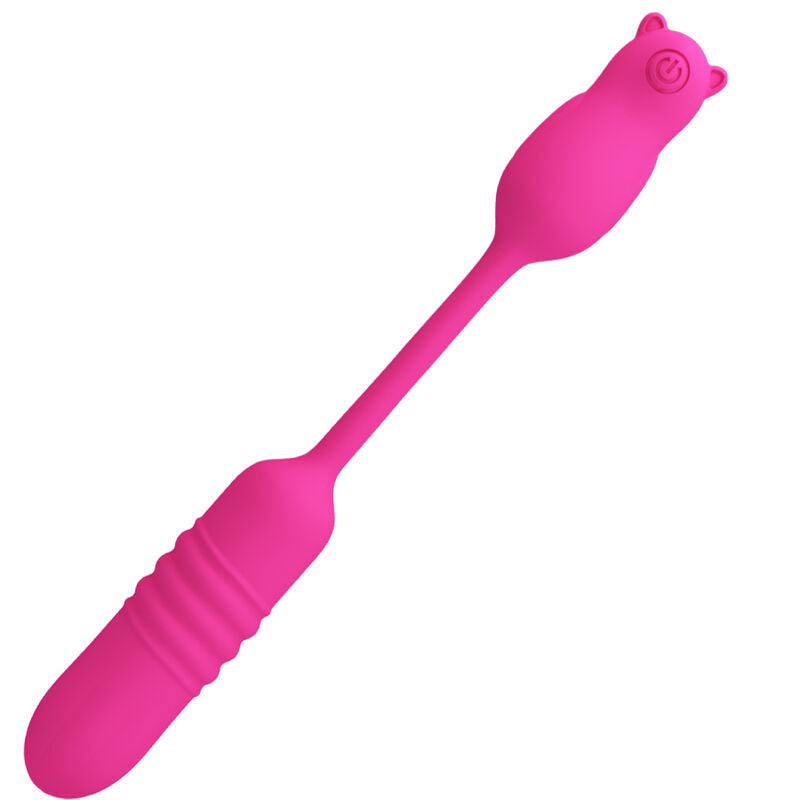 Nobikuma rosa vibrierendes Silikon-Ei