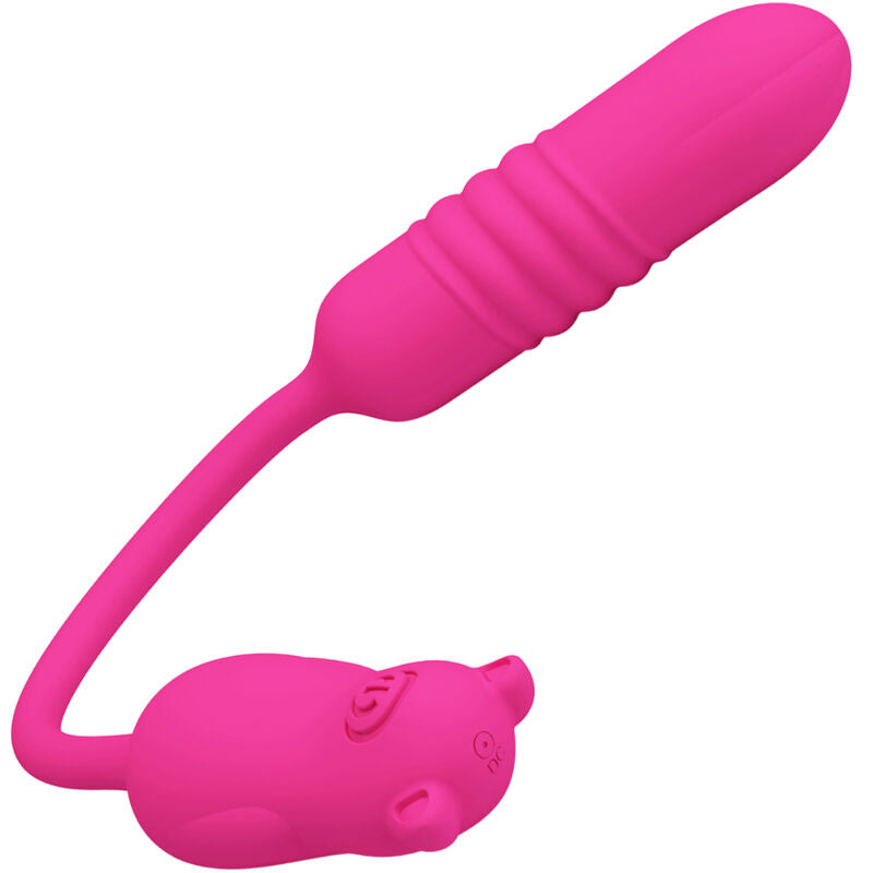 Nobikuma rosa vibrierendes Silikon-Ei