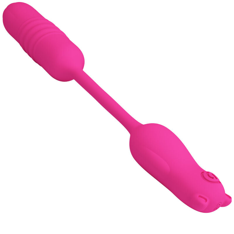 Nobikuma rosa vibrierendes Silikon-Ei