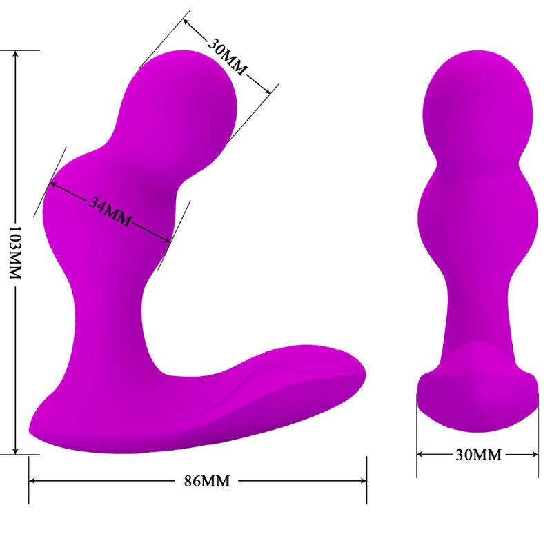 Terrance Analvibrator-Massagegerät mit Fernbedienung